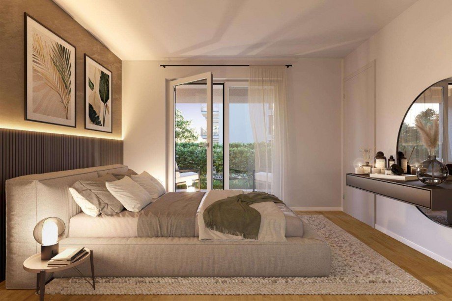 Schlafzimmer Dachgeschosswohnung Oberschlei�heim