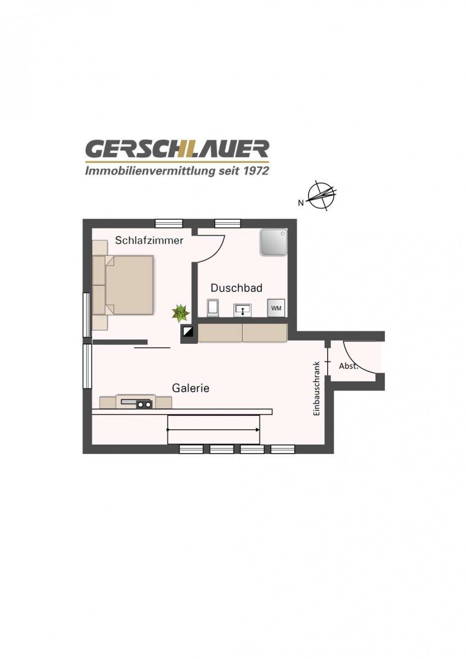 Grundriss Dachgeschoss Dachgeschosswohnung M�nchen