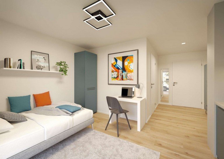 Central Home_Fuerth_Hornschuch_Wohnungsbeispiel F�rth Etagenwohnung Neubau: 1-Zi.-Appartement, perfekt als Investment - Whg 025
