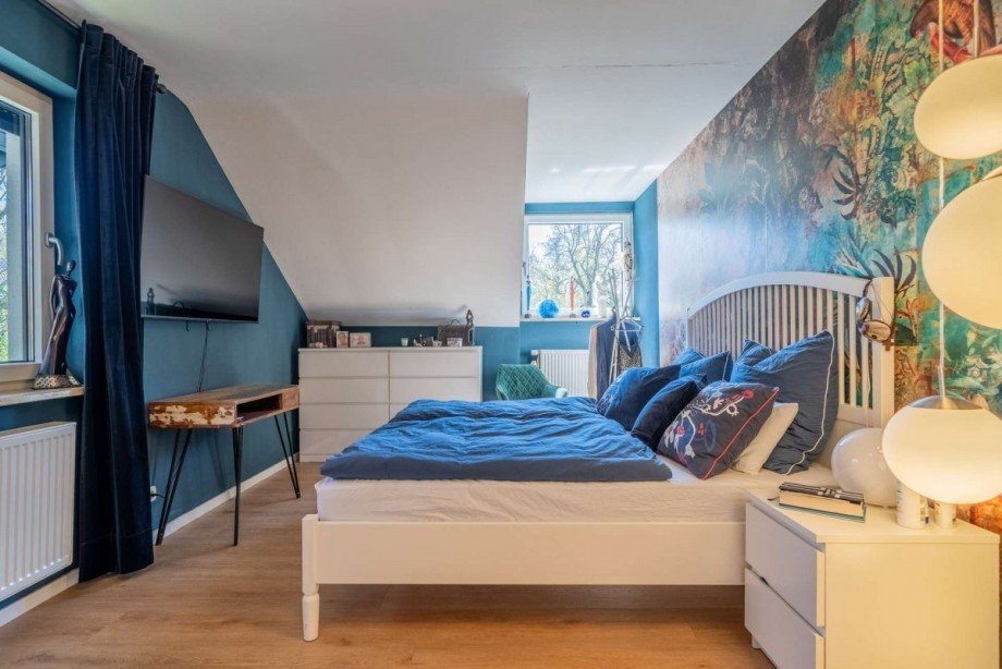 Schlafzimmer im DG Doppelhaush�lfte M�nchen