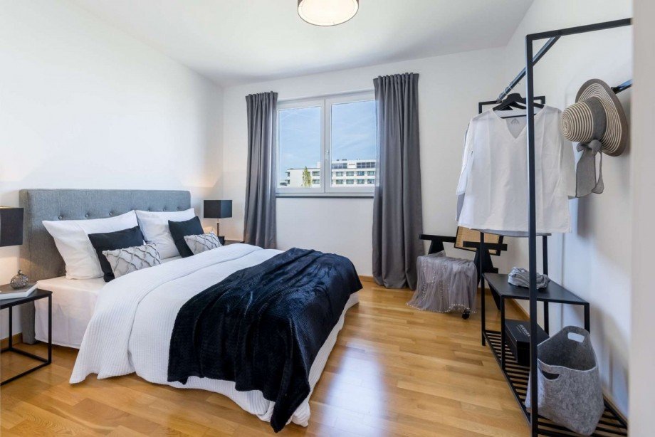 Schlafzimmer Penthousewohnung M�nchen