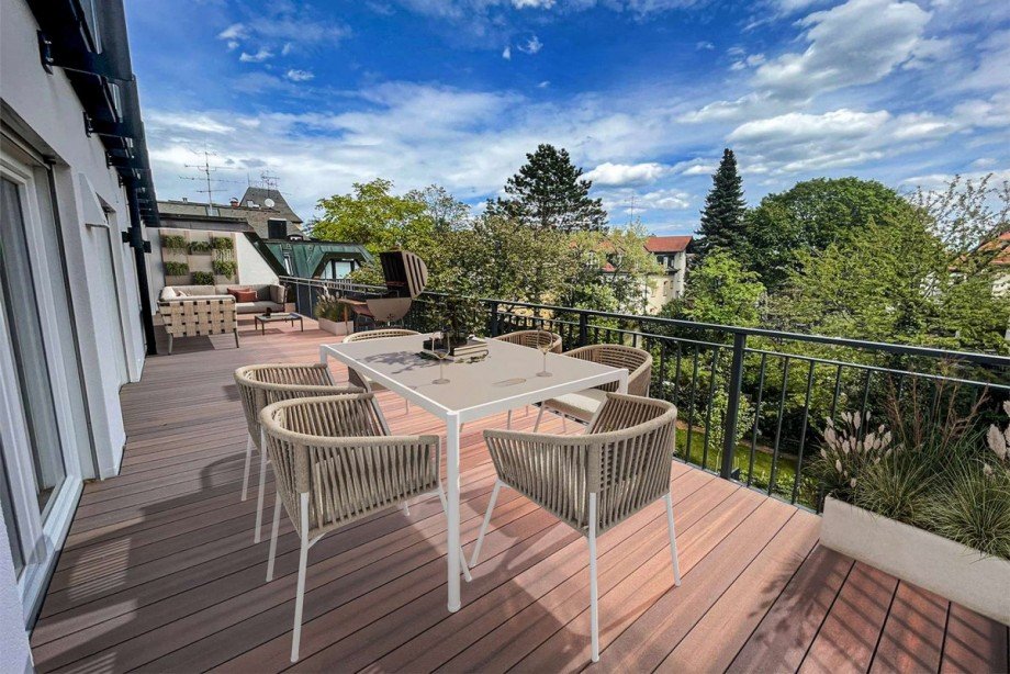 Terrasse Dachgeschosswohnung M�nchen